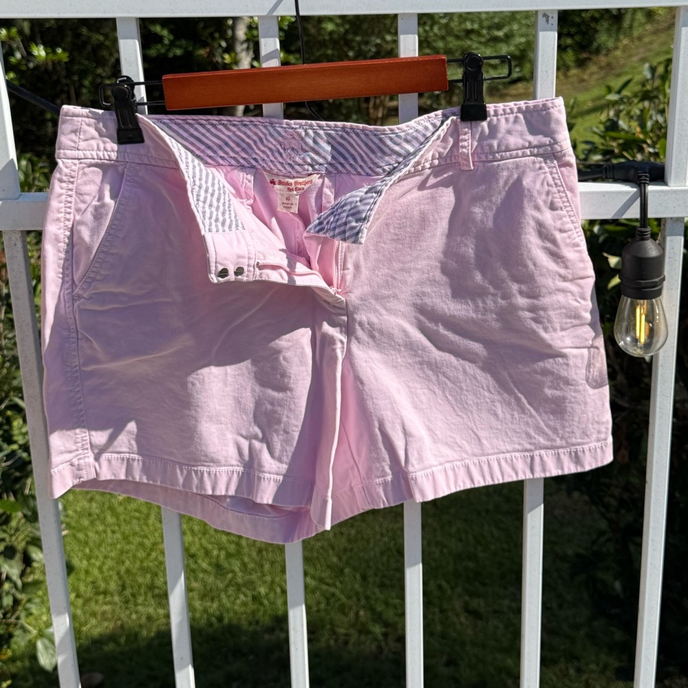 Brooks Brothers Red Fleece Light Pink Chino Shorts Size 10 |Preppy Summer Style